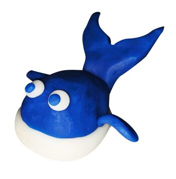 Kit ma baleine en pâte à modeler 3