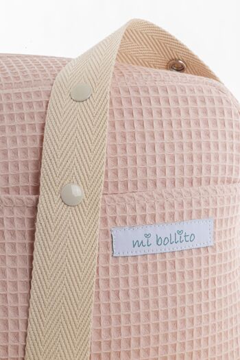 Sac pour poussette bébé. Sac organisateur de grande capacité pratique, élégant et multifonctionnel. Produit fabriqué en Espagne. 21