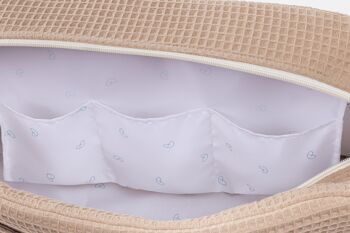 Sac pour poussette bébé. Sac organisateur de grande capacité pratique, élégant et multifonctionnel. Produit fabriqué en Espagne. 34