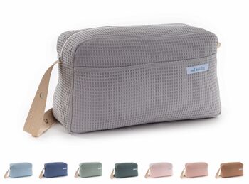 Sac pour poussette bébé. Sac organisateur de grande capacité pratique, élégant et multifonctionnel. Produit fabriqué en Espagne. 38