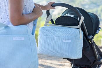 Sac pour poussette bébé. Sac organisateur de grande capacité pratique, élégant et multifonctionnel. Produit fabriqué en Espagne. 54