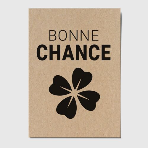 Carte "Bonne Chance"