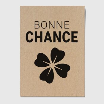 Carte "Bonne Chance" 1
