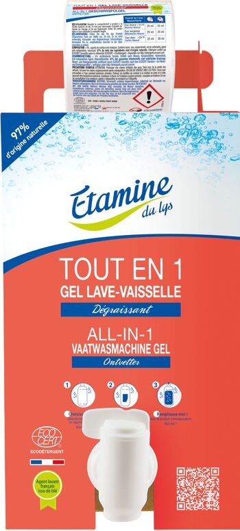 GEL LAVE-VAISSELLE TOUT EN 1 3