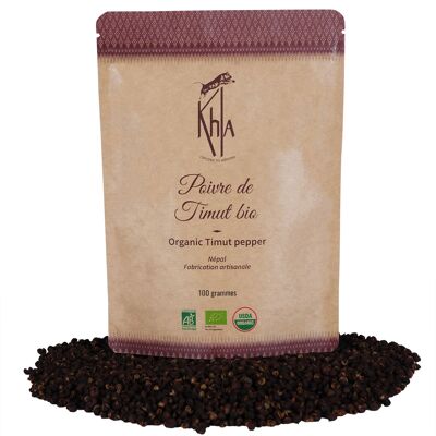 Poivre de Timut - Biologique - Premium - en grains - 100g - VPT100