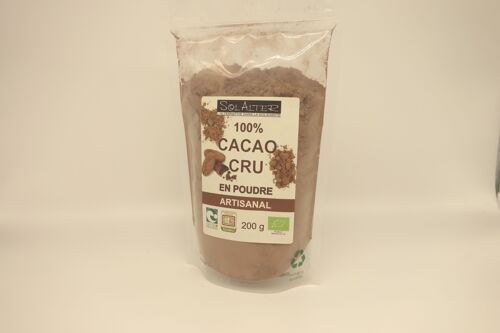 Cacao CRU en poudre - 100% cacao - 1 Kg