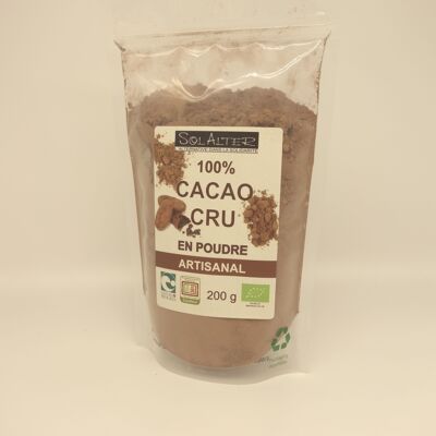 Cacao CRU en poudre - 100% cacao - 1 Kg