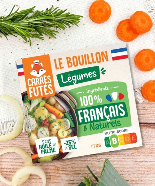 Bouillon Français Légumes - Carrés Futés