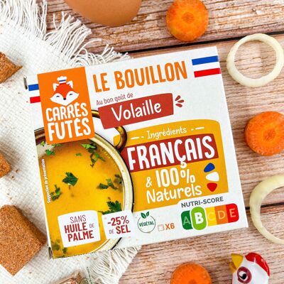French broth with poultry flavor - Smart Squares