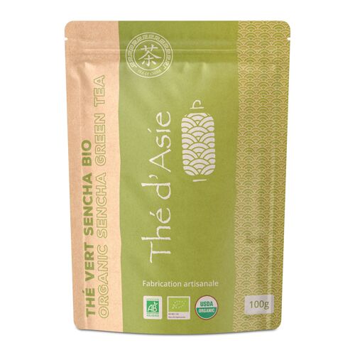 Thé vert - Sencha - Biologique - en vrac - 100g