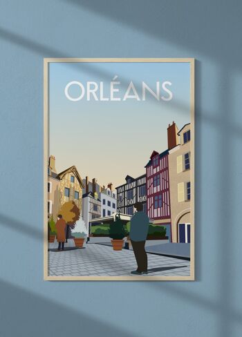 Affiche ville Orléans 3 1