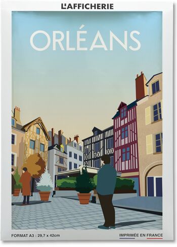 Affiche ville Orléans 3 2