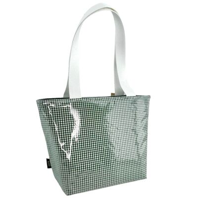 Nomadic insulated bag, “Vichy” green