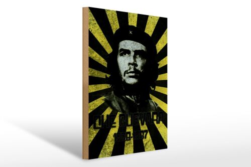 Holzschild Retro 30x40cm Che Guevara 1928-1967 Kuba