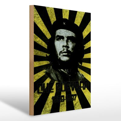 Targa in legno retrò 30x40 cm Che Guevara 1928-1967 Cuba