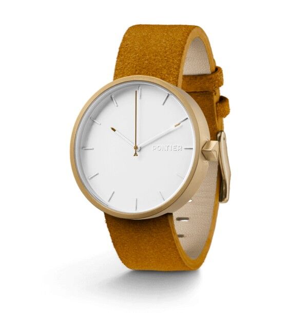 GV2 by Gevril Women's Palermo Swiss Quartz Tan Leather Watch 35mm |  Hawthorn Mall