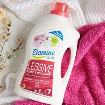 LESSIVE LIQUIDE FLEUR DE CERISIER-JASMIN 2