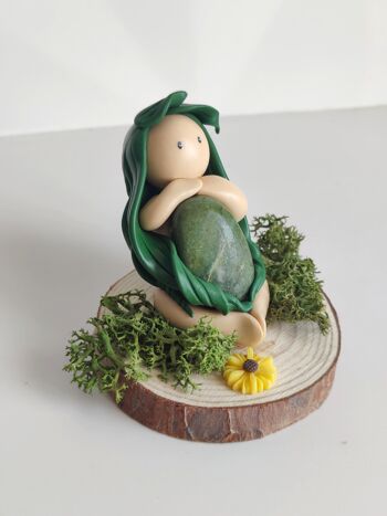 Thalie - La nymphe des bois - Jade Nephrite 2