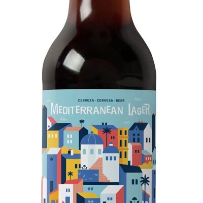 Mediterrane Lagerflasche 33cl