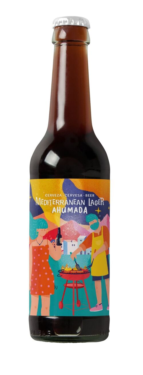 Mediterranean Lager Ahumada Botella 33cl