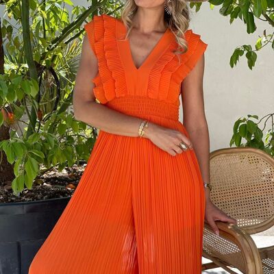 Orange Sheila jumpsuit