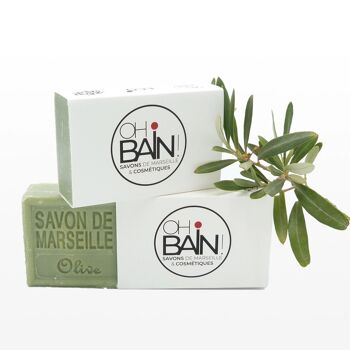 Savon de Marseille 125 Gr Parfum Olive