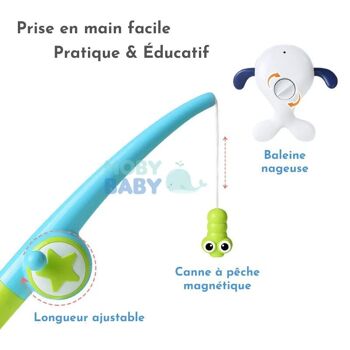 Kit de bain jeu de pêche | MOBY HAPPY® 3