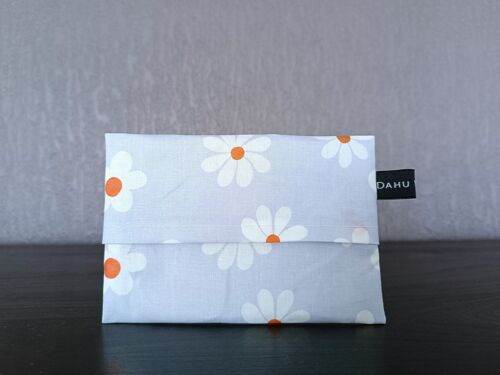 Pochette à savon, enduite, "Daisy"