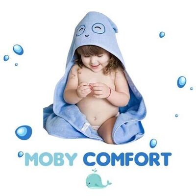 Baby bath cape | MOBY COMFORT®