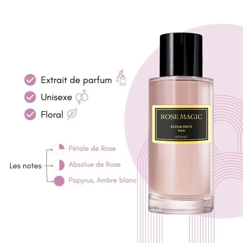 Parfum Elixir Privé Paris - Rose Magic