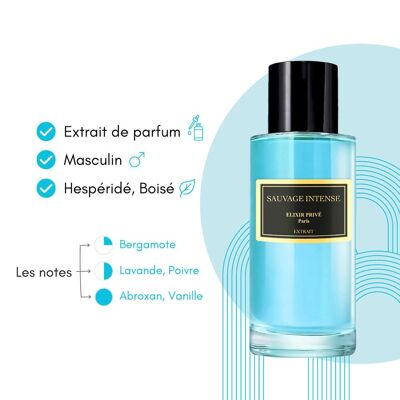 Collection Privé Paris - Sauvage intense - Extrait de parfum