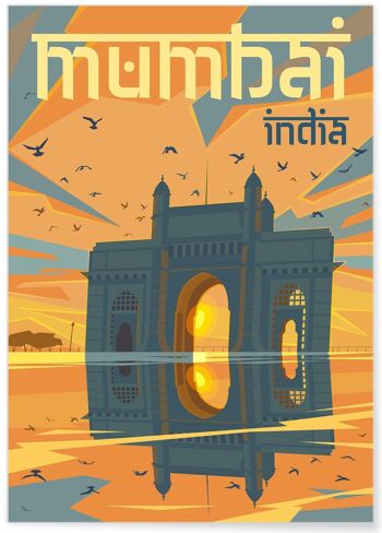 Affiche ville Mumbai 5