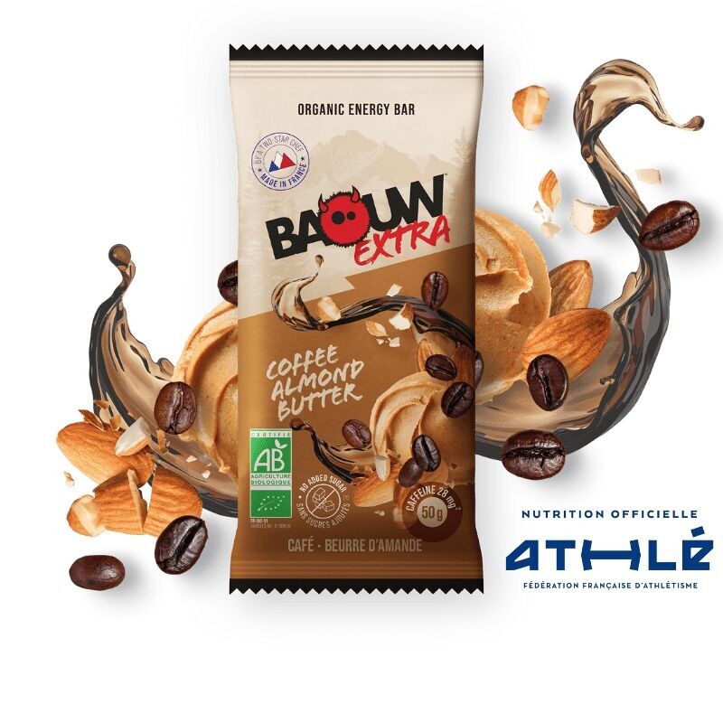 Baouw Extra COFFEE-ALMOND BUTTER energy bar