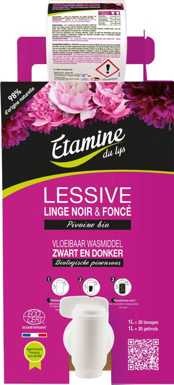 LINGE NOIR & FONCÉ PIVOINE 5