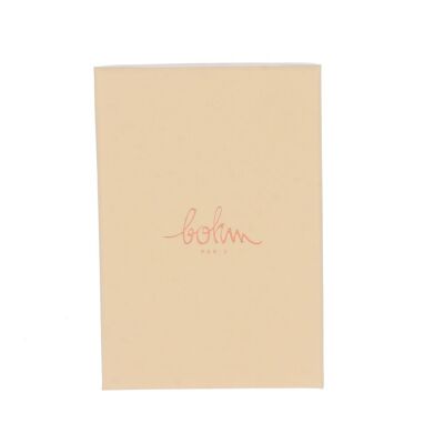 Boîte Bohm Paris en carton beige