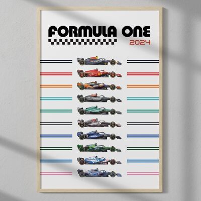 Poster Scuderie Formula 1 2024