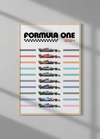Affiche Ecuries Formule 1 2024 1
