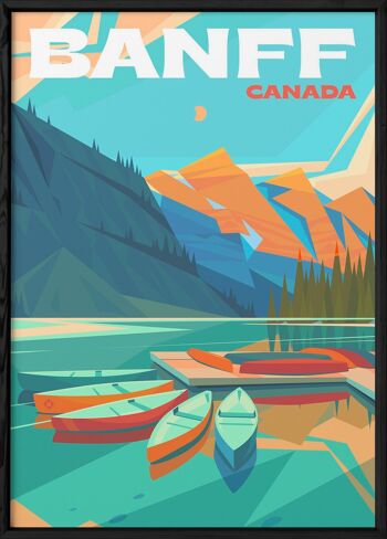 Affiche ville Banff 3