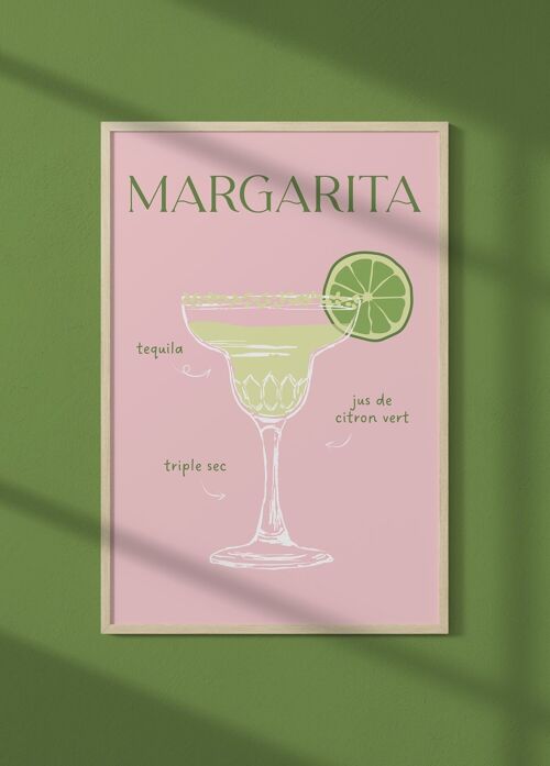 Affiche Cocktail Margarita 2