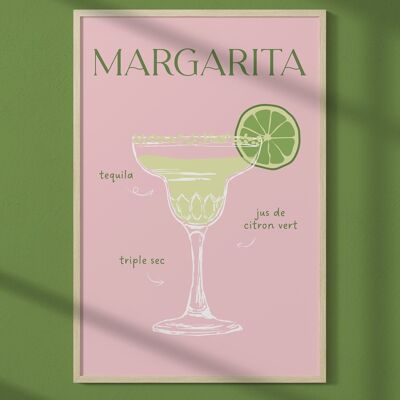 Affiche Cocktail Margarita 2