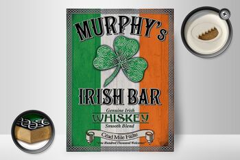 Panneau en bois 30x40cm Murphy's Irish Bar Whisky 2