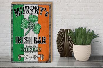 Panneau en bois 30x40cm Murphy's Irish Bar Whisky 3