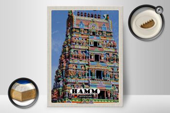 Panneau en bois villes Hamm Siri-Kamadchi-Ampal-Temple 30x40cm 2