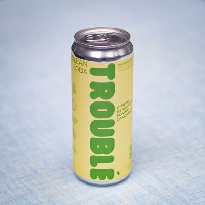 CLEAN SODA - TROUBLED LEMON BERGAMOTTE - DOSE 33cl