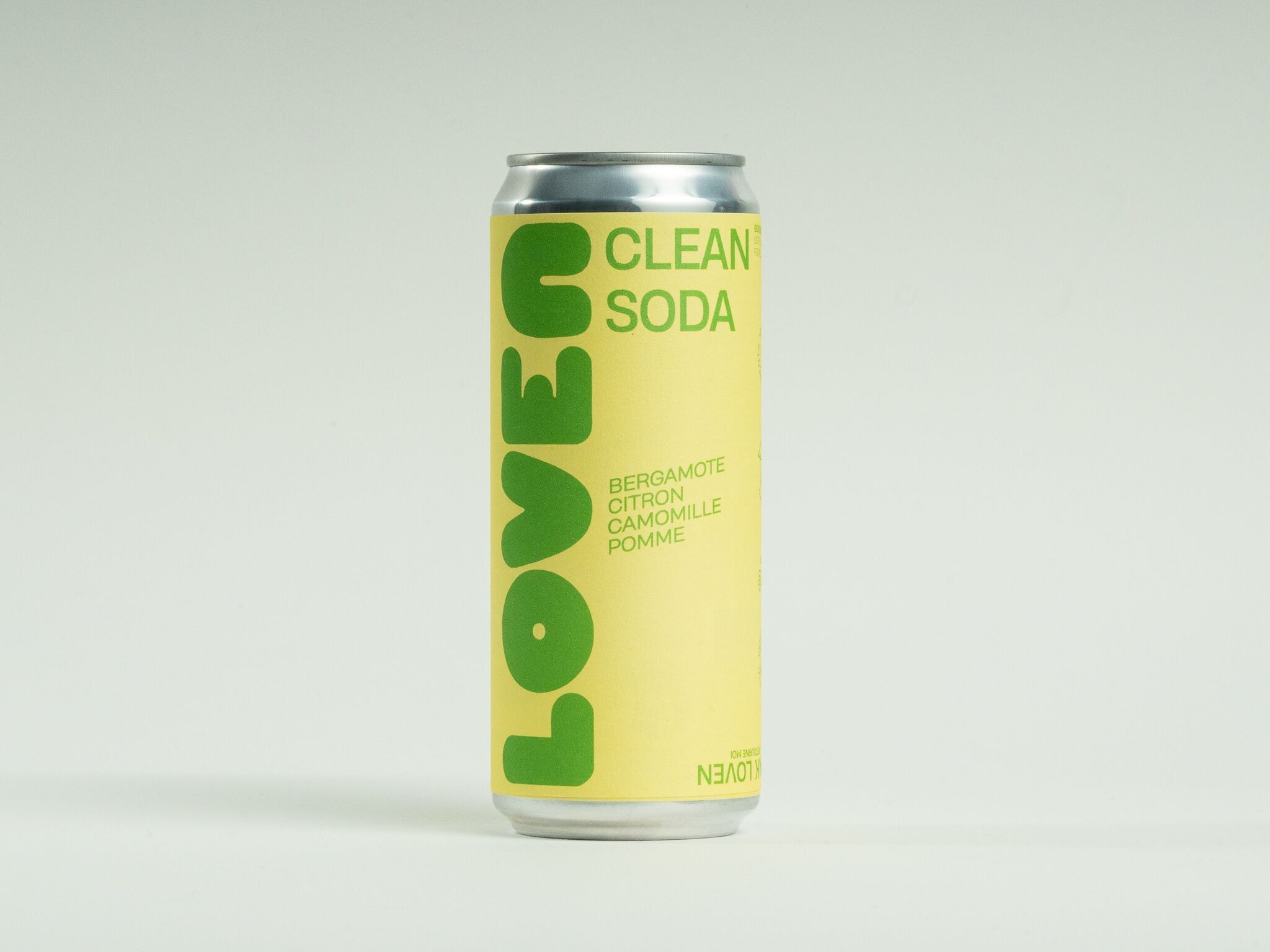 LOVEN CLEAN SODA - LEMON BERGAMOT - CAN 25cl