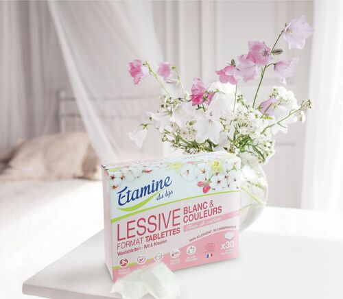 LESSIVE TABLETTES FLEUR DE COTON