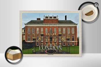 Panneau en bois villes Londres Angleterre Kensington Palace 40x30cm 2