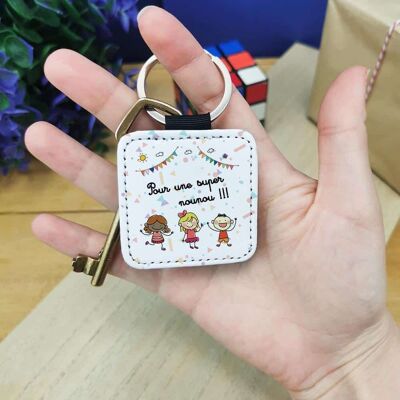 Key ring "For a great nanny"