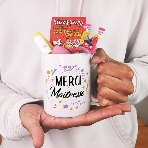 Mug bonbons des années 80 "Merci Maîtresse"