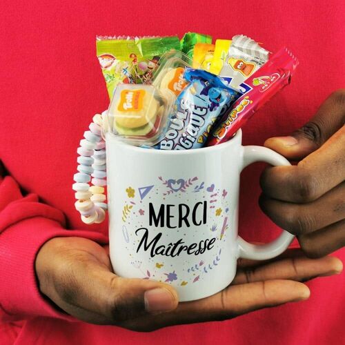 Mug bonbons des années 2000 "Merci Maîtresse"